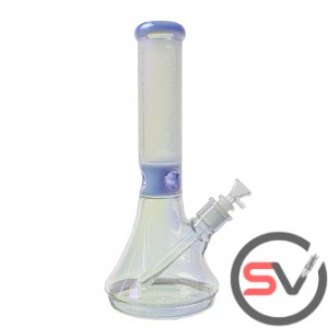 SANDBLASTED GEOMETRIC DESIGN TYPE 3 WATER PIPE 13inch